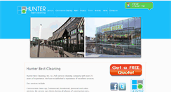 Desktop Screenshot of hunterbestcleaning.com